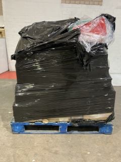 A PALLET TO INCLUDE PLASTIC STORAGE BOXES FOR SCREWS/CAR PARTS