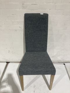 2X GREY DINING CHAIRS