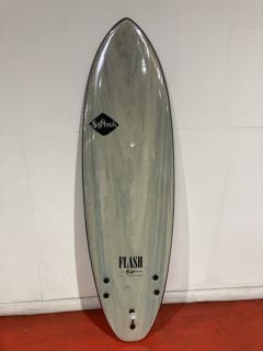 SOFTECH ICE BLUE SABRE FCS II 6'6FT SURFBOARD RRP £250