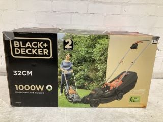 BLACK + DECKER 1000W 32cm ROTARY LAWN MOWER