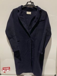 SANDRO PARIS NAVY TRENCH COAT RRP £450