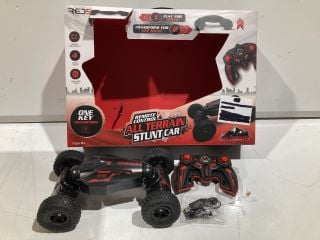 BOX OF TOYS & GAMES TO INCLUDE RED5 REMOTE CONTROL ALL TERRAIN STUNT CAR