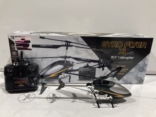 RED5 GYRO FLYER XL R/C HELICOPTER TO INCLUDE RED5 MILITARY CONTROL MILITARY HELICOPTER