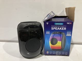 RED5 WIRELESS RAINBOW PARTY SPEAKER & INTEMPO SPEAKER