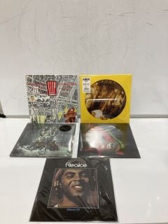 BOX OF VINYLS TO INCLUDE A TRIBE CALLED QUEST - THE LOW END THEORY