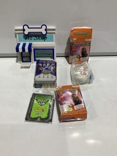 BOX OF TOYS & GAMES TO INCLUDE DIY SHOLAH'S MAGNETIC SLIME