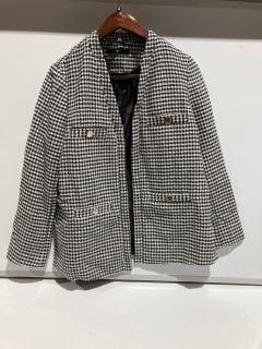 BOX OF PREMIUM DESIGNER APPAREL TO INCLUDE VERY CHECKERED COAT