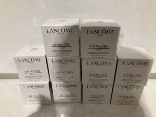 10 LANCOME PARIS PRODUCTS HYDRA ZEN CREAM 50ML