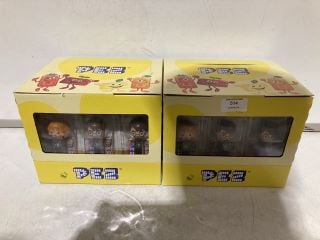 2 PEZ HARRY POTTER DISPENSER COLLECTION