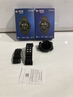 3 X WATCH SMART SWEAT PROOF 183355164 GEAR BLACK