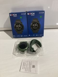 3 X WATCH SMART SWEAT PROOF 183355164 GEAR BLACK/GREEN