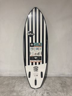 SOFTECH TOLEDO WILDFIRE SIZE 5'11 STRIPED SURF BOARD RRP £380