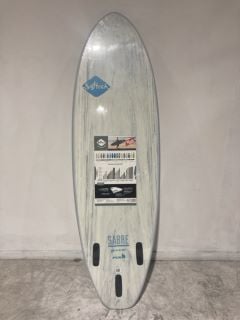 SOFTECH SABRE FCS II SIZE 6'0 ICE BLUE SURF BOARD RRP £190