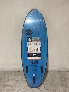 SOFTECH FLASH ERIC GEISELMAN FCS II SIZE 5'0 AQUA MARBLE KIDS SURF BOARD RRP £319.95