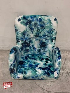 BELIANI 2 X ARMCHAIR BLUE MULTICOLOUR SKU 4892 RRP £310