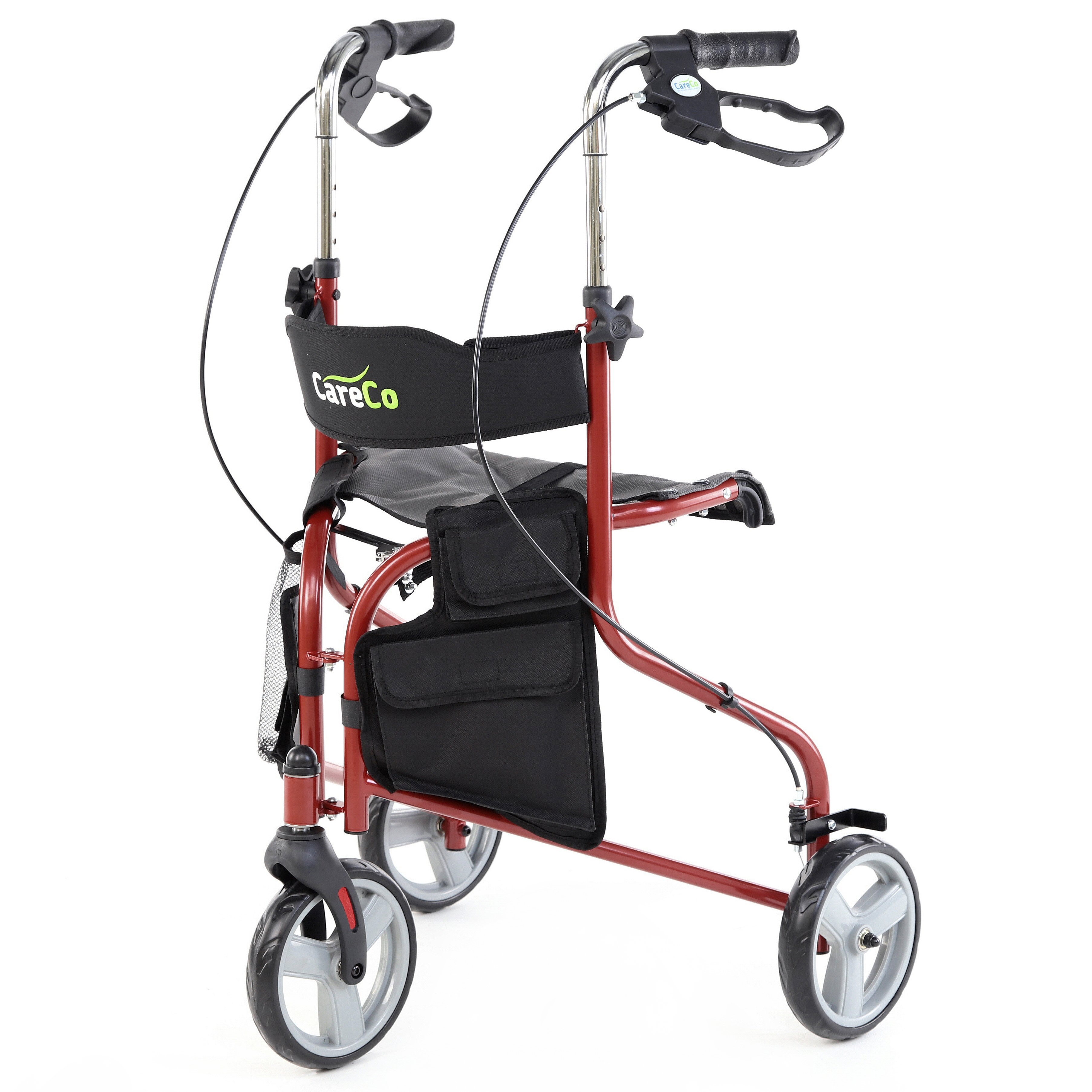 CARECO RED LITEWAY TRI WALKER WITH SEAT RED AND DARK BLUE SKU:WA01020002 RRP £120