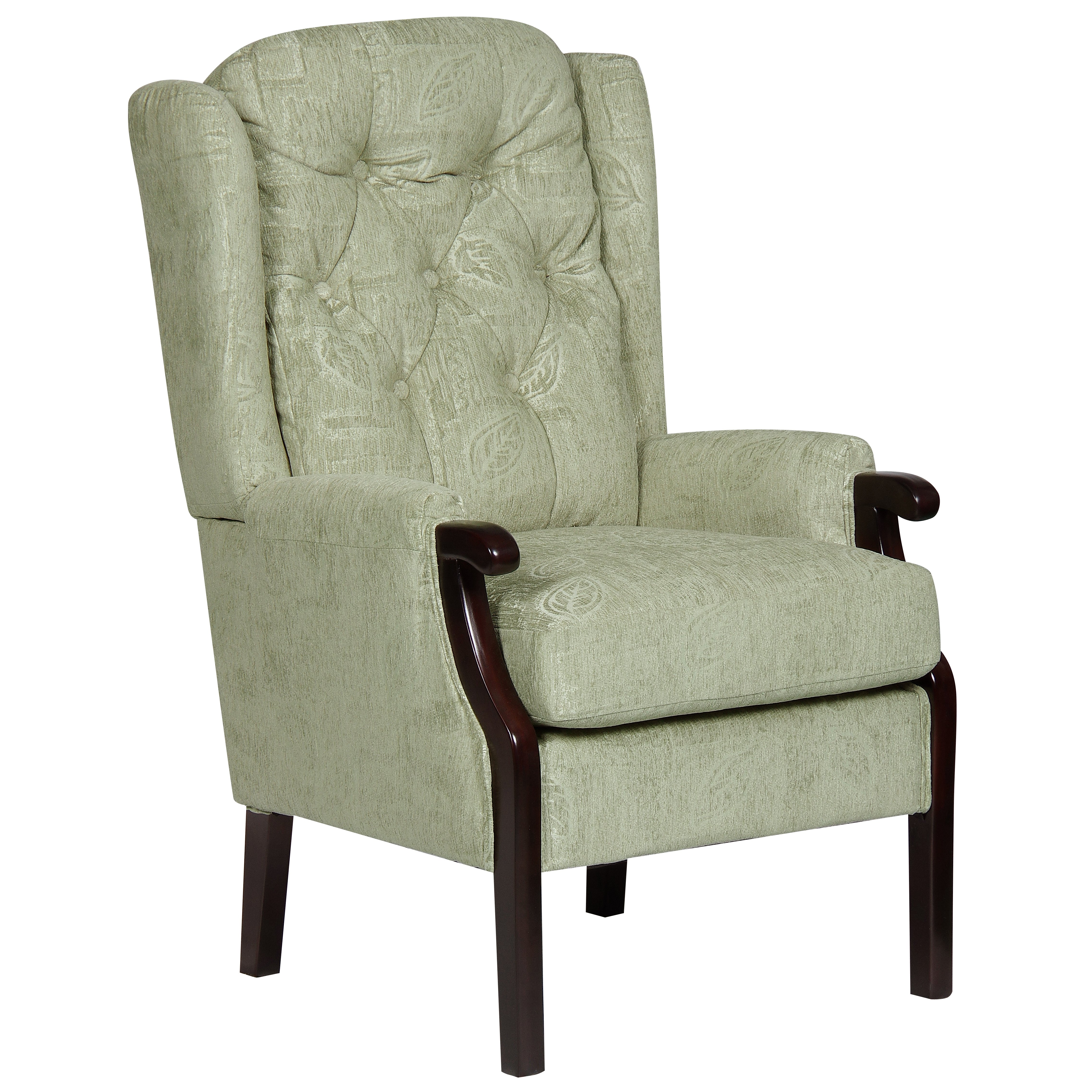 CARECO WILMSLOW GREEN WENTWOOD FIRESIDE CHAIR SKU FN02010002.PC RRP £400