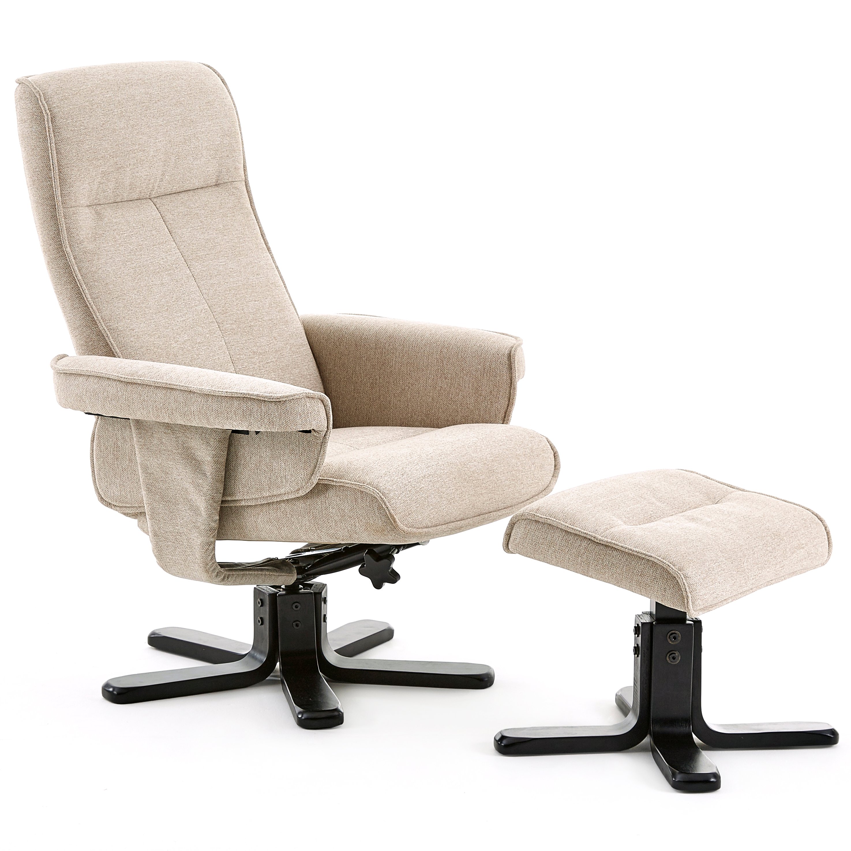 CARECO OATMEAL MARBELLA SWIVEL RECLINER SKU FN05010005.PC CHARCOAL RRP £269.99