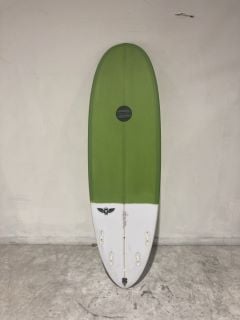 SOFTECH MALUKU SIZE 6'0 FLYING FROG ECO GREEN SURFBOARD RRP £314