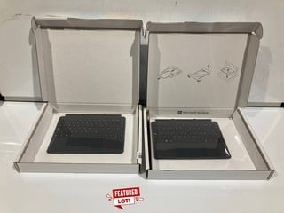 2X MICROSOFT SURFACE LAPTOP KEYBOARD BLACK RRP £140