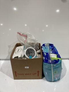 BOX TO INCLUDE WOODWICK CANDLE, COLGATE MAX WHITE TOOTHPASTE