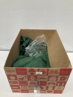 BOX TO INCLUDE QTY OF GREEN FABRICS