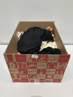 BOX OF ITEMS TO INCLUDE MNG JEANS, HOBBS SHIRT SIZE 16