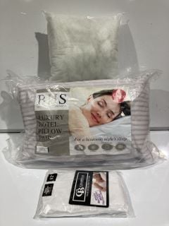 BOX TO INCLUDE BHS LUXURY HOTEL PILLOWS RRP £30