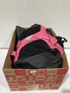 BOX TO INCLUDE PINK SPORTS BAG, BROWN SHOULDER BAG