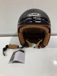 KRE BLACK & BROWN OPEN HELMET