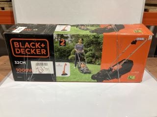 BLACK + DECKER LAWN MOWER AND STRIMMER COMBO RRP £120