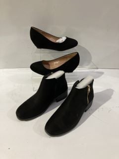 4 X SHOES TO INCLUDE WHERE'S THAT FROM BLACK SUEDE PUMPS 3