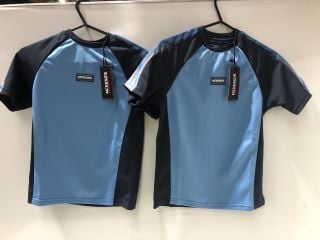 BOX OF MCKENZIE BLUE JERSEY TEE 8-10YR