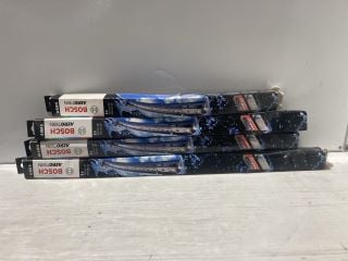 BOX OF ITEMS TO INCLUDE BOSCH AEROTWIN WINDOW WIPER