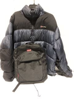 4 X ITEMS TO INCLUDE LEVIS BLACK BACKPACK