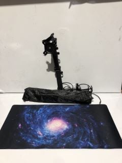 BOX OF ITEMS TO INCLUDE GALAXY DESIGN MOUSE PAD