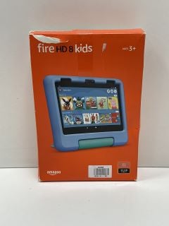 AMAZON FIRE HD 8 KIDS (12TH GENERATION) 32 GB TABLET WITH WIFI IN BLACK WITH RED CASE. (WITH BOX & CHARGER CABLE WITH PLUG) [JPTM126505]