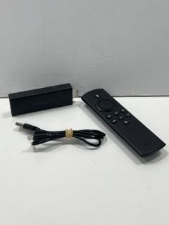 AMAZON FIRE LITE TV STICK IN BLACK: MODEL NO S3L46N (WITH POWER CABLE & REMOTE) [JPTM126404]