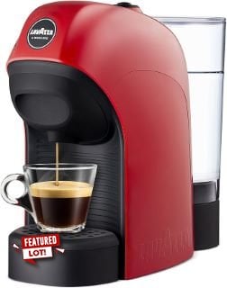 LAVAZZA A MODA MIO TINY COFFEE MACHINE COFFEE MACHINE (ORIGINAL RRP - £69.99) IN RED. (WITH BOX) [JPTM125499]