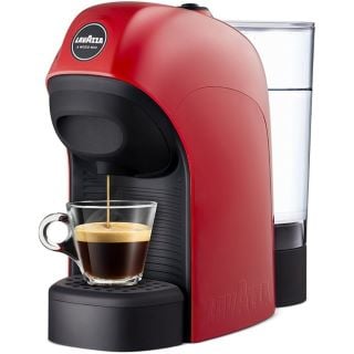 LAVAZZA A MODO MIO TINY ECO CAPSULE COFFEE MACHINE IN RED: MODEL NO LM800 (WITH BOX AND ACCESSORIES) [JPTM126537]