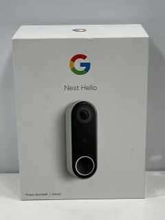 GOOGLE NEST HELLO WIRED VIDEO DOORBELL. (WITH BOX) [JPTM126562]