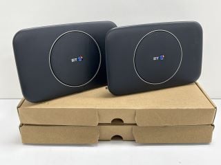 2X BT SMART HUB 2 ROUTERS: MODEL NO 091298 (WITH ACCESSORIES AS PHOTOGRAPHED) [JPTM126723]