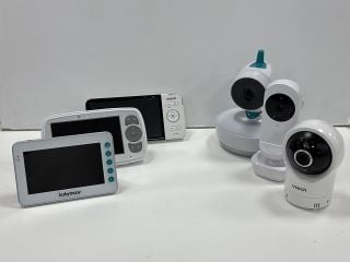 3X VARIOUS TOUCH SCREEN BABY MONITORS. (WITH POWER ADAPTERS) [JPTM126590]