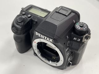 PENTAX K3 24 MEGAPIXELS DSLR CAMERA. (UNIT ONLY) [JPTM124855]