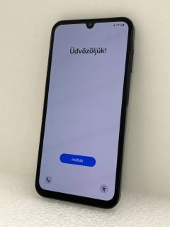 SAMSUNG GALAXY A15 4G SMARTPHONE IN BLUE BLACK: MODEL NO SM-A155F/DSN (UNIT ONLY, MAIN PCB REMOVED. FIRST IMAGE TO SHOW SCREEN TURNED ON PRIOR TO BEING REMOVED FROM PHONE ONLY (SPARES & REPAIRS)) [JP