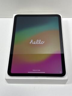 APPLE IPAD (10TH GENERATION) 64 GB TABLET WITH WIFI IN SILVER: MODEL NO A2696 (WITH BOX) [JPTM126545]