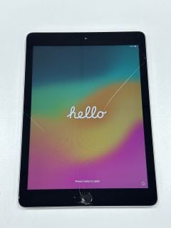 APPLE IPAD (6TH GEN) WI-FI 32 GB TABLET WITH WIFI IN SPACE GRAY: MODEL NO A1893 (UNIT ONLY) [JPTM126719]