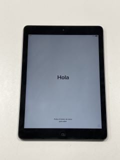 APPLE IPAD AIR 16 GB TABLET WITH WIFI IN SPACE GRAY: MODEL NO A1474 (UNIT ONLY) [JPTM125295]