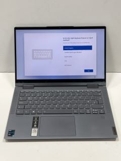 LENOVO YOGA 7 14ITL5 256 GB LAPTOP IN SLATE GRAY: MODEL NO 82BH (WITH CHARGING CABLE). INTEL CORE I5-1135G7 @ 2.40 GHZ, 8 GB RAM, 14.0" SCREEN, INTEL IRIS XE GRAPHICS [JPTM126514]