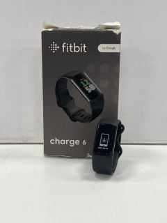 FITBIT CHARGE 6 HEALTH & FITNESS TRACKER IN BLACK: MODEL NO G3MP5 (WITH BOX, CHARGING CABLE & EXTRA STRAP) [JPTM126575]